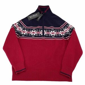 Alp N Rock Tormund Sweater Unisex Large Half Zip Pullover‎